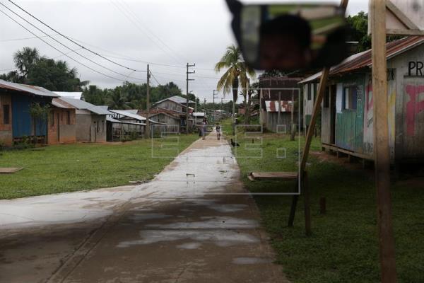 Povoado localizado na tríplice fronteira amazônica, entre Brasil, Peru e Colômbia, região conhecida como rota do narcotráfico sul-americano EFE / Ernesto Arias